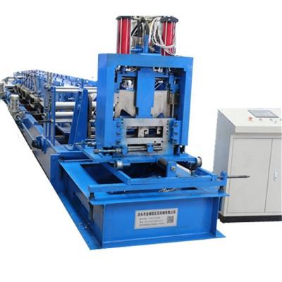 China Building Material Shops 80-300mm Full Auto C Z Steel Frame Metal Purlin Roll Forming Machine for sale