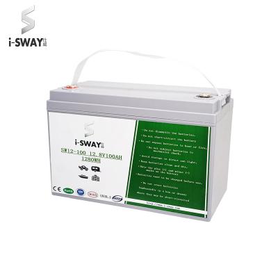 China Long Life 12.8V100Ah Lithium Iron Phosphate Battery Environmental Battery Deep Cycle Rechargeable Safety Maintenance Free LiFePO4 Battery for sale