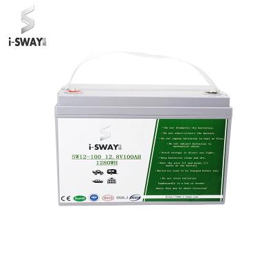 China Environmental Safety Long Life 12.8V100Ah LiFePO4 Lithium Ion Battery 1280KWH Solar Energy Storage Lithium Battery for sale