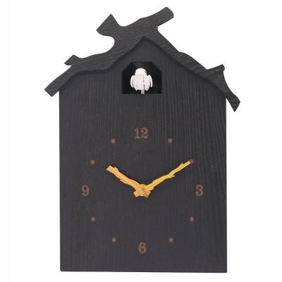 China Hot Selling Classic Wooden Creative Cuckoo Clock Swing Bird Antique Style Amazon Cuckoo Clock for sale