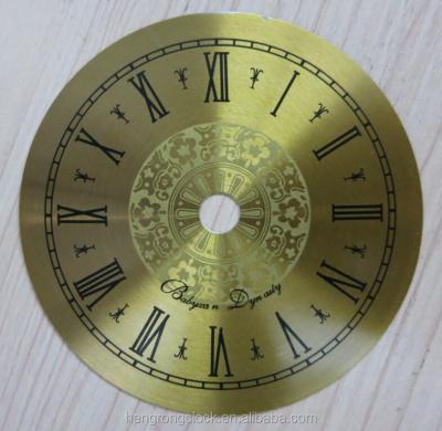 Cina Paper wall clock dials / PVC clock face clock aluminum plate for printing customers logo in vendita