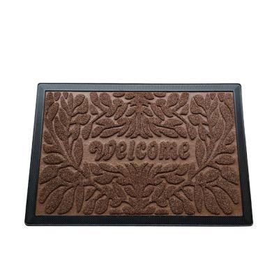 China New fashion entryway Adhesive-protective rubber footmat empty floor mats for sale