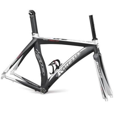 Chine Ensemble aérien de la bicyclette Frame+Fork de course sur route TTT de KINESIS de cadre du TEMPS d'alliage d'aluminium de temps de triathlon d'essai D'ESSAI d'Ironman à vendre