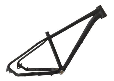 China 26x4.80 Aluminum Beach Bike Frame 197X12 dropout 120mm BB Disc Brake Snow Bike Frame à venda