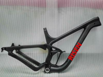 China Boost 27.5er Full Suspension Carbon Bike Frame Mtb Mountain Bike Frame 150mm Travel 29er Te koop