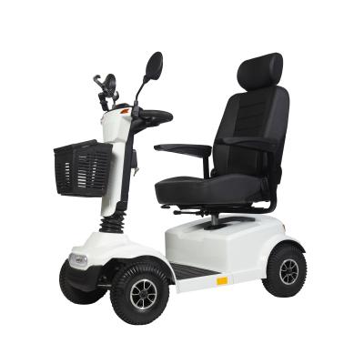 China Motor de 450W Tamaño estándar Off-road 4 ruedas scooter de movilidad eléctrica para adultos sin batería blanco en venta