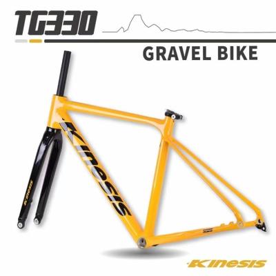 China Fietsonderdelen 700x38c Weg Racing Fiets Frame Aluminium grind Fiets schijfrem 142x12 Flat Mount Te koop