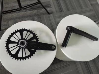 中国 Lightweight Carbon Gravel Road Bike Crankset 170/172.5mm Shaft 40/42/44T Chainring. 販売のため