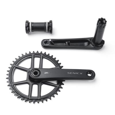 China Lightweight Road Bike Crankset Gravel Bicycle DUB Crank 165/170/175 42/44T for sale