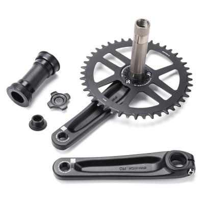 Китай Lightweight Gravel Bike Crankset Axle 24mm 165/170/175 42/44T Chainring Crank 10/11/12s продается