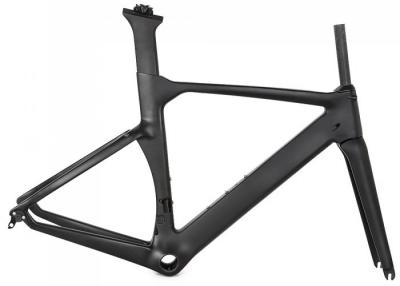 Chine 700c Cadre de vélo routier en carbone de course 1150kg OEM Matte / Brillant Full Carbon avec fourchette à vendre