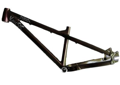 China 26er Aluminum BMX Dirt Jump Bike Frame Strengthened 100-120mm Travel for sale