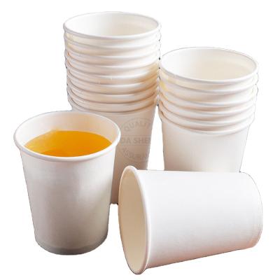 China Single Wall Disposable Paper Cup 8oz/12oz/16oz Disposable Paper Coffee Cup With Lid And Sleeve for sale