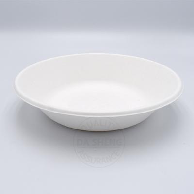 China 100% Biodegradable Disposable Tableware Bagasse Cup Disposable Paper Soup Bowl Paper Salad Bowl for sale