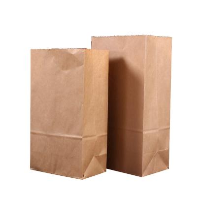 China Food Grade Biodegradable Hot Kraft Paper Bags Food Grade Recycled Kraft Paper Bag for sale