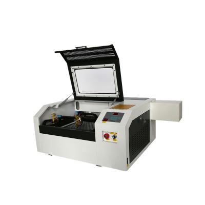 China Laser Engraving CNC Router Machine 4040 Laser Engraving Cutting Engraver 3d Desktop Mini Crystal Laser Inside Glass Power 50w for sale