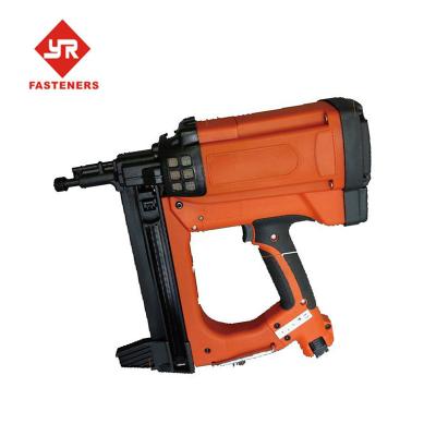 China Cordless Gas Powered Concrete Nailer For Concrete Or Steel for sale