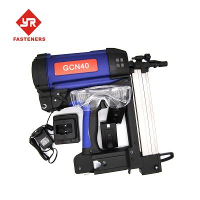 China Cordless Concrete Gas Nail Gun with Fuel Cell for sale