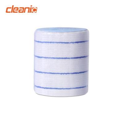 China Viable High Risk Infection Control Disposable Laboratory Hospital Microfiber Pads Replacement For Spray Cleaning Mop for sale