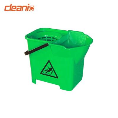 China Color Coded Innovative Indoor Hygienic Cleaning Tools Easy Cleaning Mop Heavy Duty Bucket With Wringer For Floor Cleaning for sale