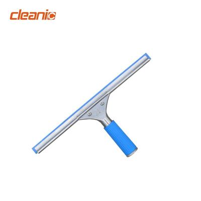 China Pro Sustainable 18 Inch Stabilized Powers Extra Wide Heavy Duty Industrial Window Squeegee Cleanic With Extension Pole for sale