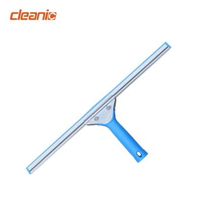 China Durable Foshan Cleanic Large Soft Handle Heavy Duty Window Glass Squeegee Wiper With Long Handle For Washing Outdoor for sale