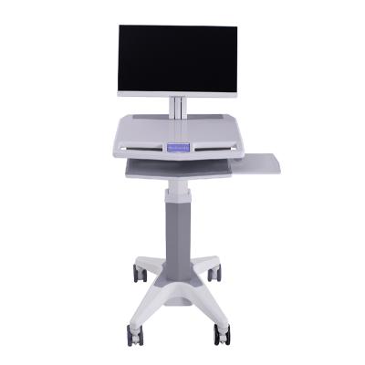 China 2022 Modern Hot Selling Simple All-in-one Computer Workstation Hospital Computer Cart for sale