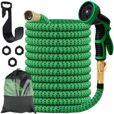 China Amazon Hot Sale 25ft 50ft 75ft Adjustable American Standard 100ft Garden Hose Manguera Expandable Hose for sale