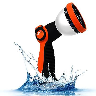 China Variable Flow Control Portable Zinc Alloy Garden Water Spray Lawn Sprinkler Wash Station Water Gun Hose Adjustable Nozzle for sale