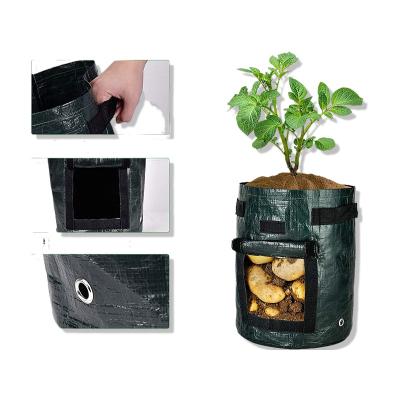 China Modern high quality porcelain reusable and durable for garden and planting grow potato planting container bag for sale