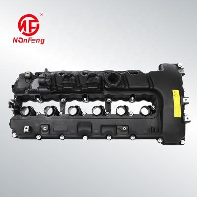 China Black Plastic 11127565284 Enine Valve Cover For BMW 11 12 7 565 284 7 565 284 11127565284 7565284 for sale