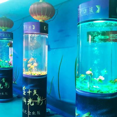 China Ocean Liveable Park Giant Transparent Wall Aquarium,China Factory Supply Acrylic Cylinder Aquarium& for sale