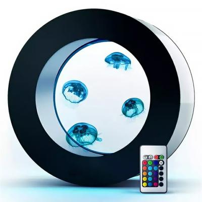 China Viable O-Shaped Jellyfish Aquarium for Display, All-in-One Fish Tank@ Tabletop Jellyfish for sale