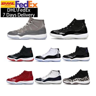 China High Top White Black Red EVA AJ 11 Bred Cool Gray Air AJ 11 Retro Mens Shoes Sneakers for sale