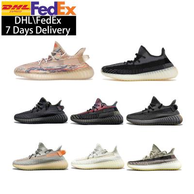 China Original EVA 350 shoes v2 color men yeezy reflective women knitting sports shoes Yeezys for sale