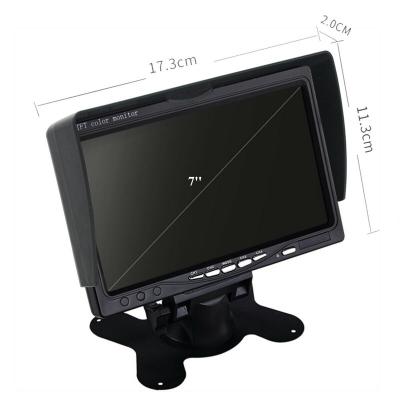 China Built-in Speaker Factory Direct Sales Android Car Headrest Monitor 7 Inch LCD Monitor AV for sale