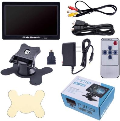 China Built-in Speaker Independently Developed 1080p Car Monitor 7 Inch HD MI+VGA Car Monitor for sale