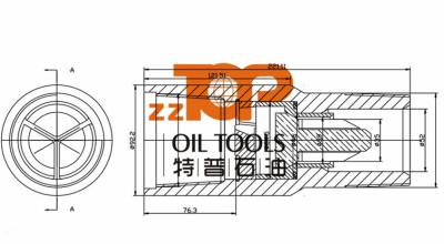 Κίνα Downhole πετρελαιοφόρων περιοχών βαλβίδα αντεπιστροφής για τον έλεγχο ροής εξοπλισμού 5000psi API ESP προς πώληση