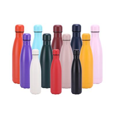 China New Design 500ml Portable Stainless Steel Water Bottle Stocked Custom Logo For Sport Water Bottle for sale