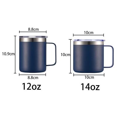 China Sustainable Wholesale BPA Free Double Wall 304 Stainless Steel Camping Travel Mug For Outdoor for sale