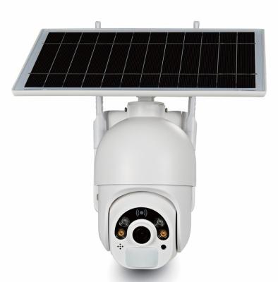 China NIGHT VISION HD PTZ CCTV IP Security System Surveillance Solar Panel Power Supply WIFI Outdoor Visual Wireless Solar Camera for sale