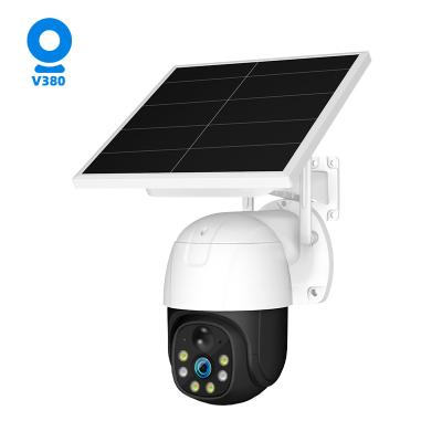 China NIGHT VISION 360 External Outdoor PTZ Rotate CCTV Security Surveillance GSM SIM Card LTE IP Solar Panel 4G Video Wireless Camera for sale