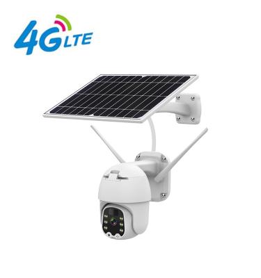 China NIGHT VISION Security Radio Solar Panel Outdoor Power Led 2MP AHD 360 PTZ CCTV IP LTE SIM Card GSM 4G Lightweight Solar Powered Camera For Farms for sale