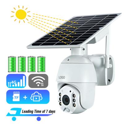 China NIGHT VISION Bullet Ptz Rotate Night Vision Remote Security Tuya Ubox Module 4G Wireless Panoramic Solar Camera With Sim Card for sale