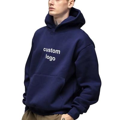 China High Quality Breathable Hooded Thick Fleece Pullover Street Wear Loose Oversized Loose Custom Sweatshirt Plus Size Mens Hoodies for sale