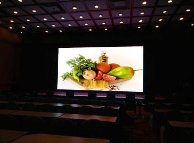 China Black face P3 indoor LED screen Small pitch die-casting aluminum cabinet 1300 nits brightness for sale