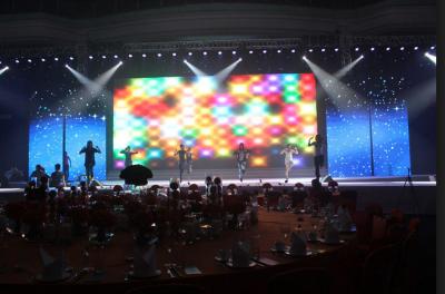 China P3.91 LED stage screen die casting slim cabinet full color indoor LED video Wall rental for sale