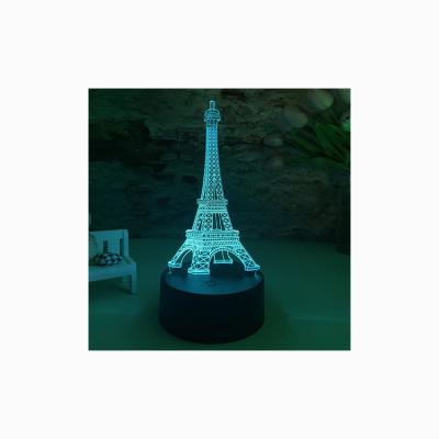 China New Arrival Modern Customizable High Quality 3D Night Light Desk Lamp Bedside Lampled Custom Logo Lights for sale