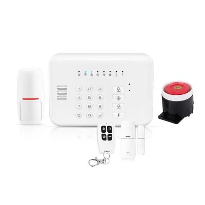 Chine Système d'alarme de sécurité à la maison de GSM/RF433/TUYA WIFI avec la sonde PIR Detector /Srien de porte et le contrôleur à vendre