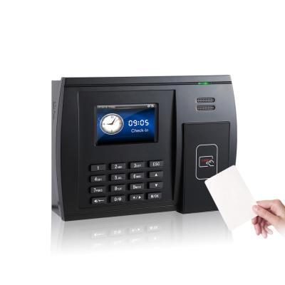 China Punch Card RFID Card Reader Tijd- en aanwezigheidsmachine met TCP/IP en USB-poort Te koop